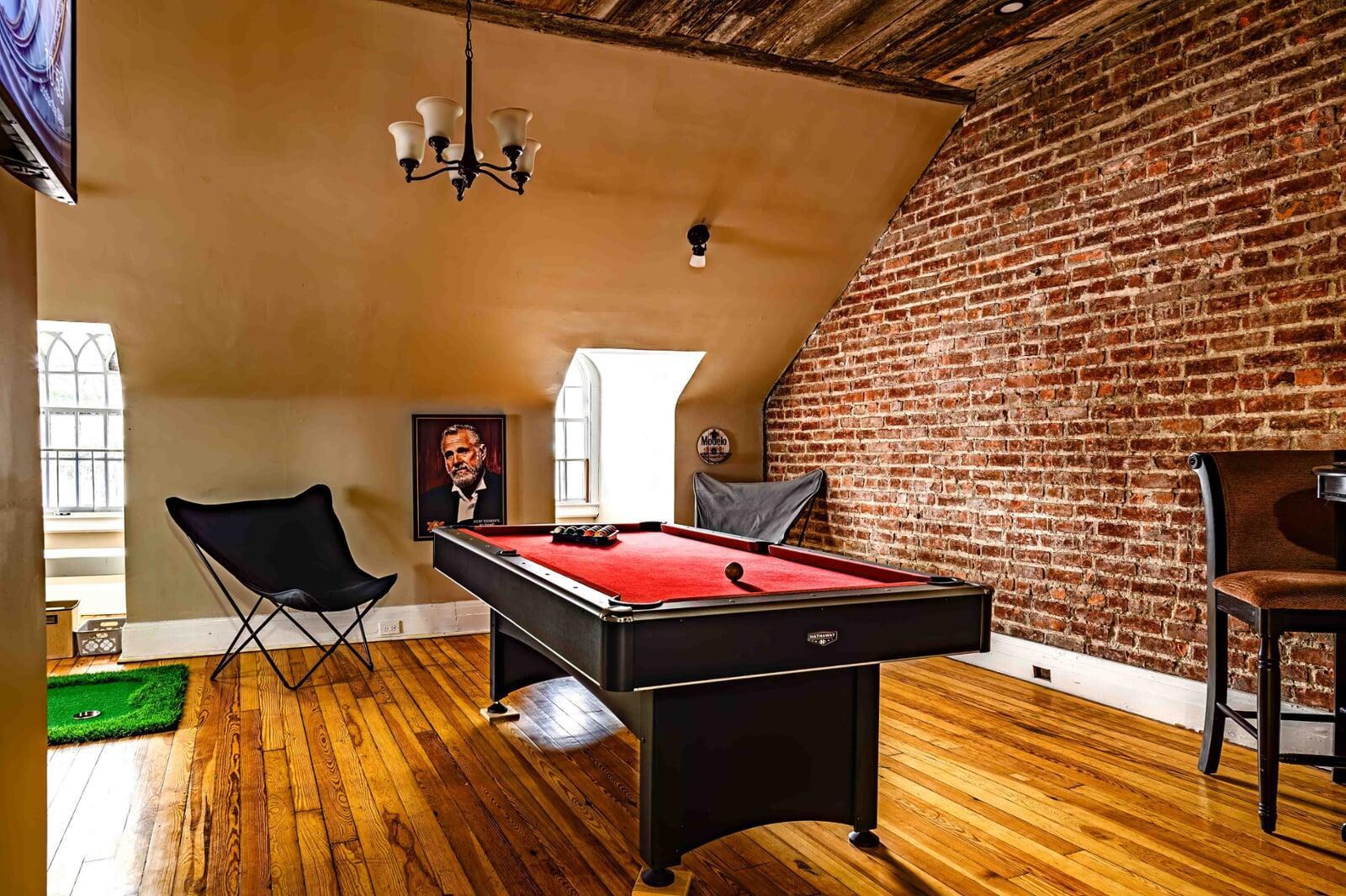 The most interesting pool table in the world